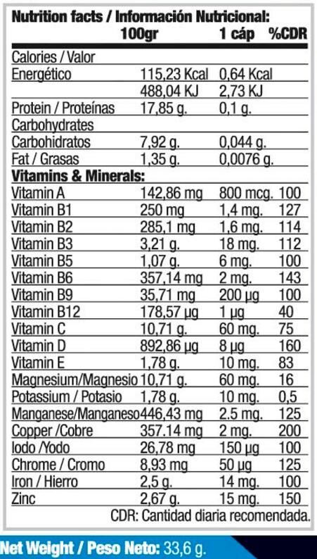Vitamineral Complex - 60 comprimés de Quamtrax 3/4