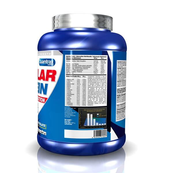 Caseina micellare - 2,3 kg Quamtrax Cioccolato bianco 3/5