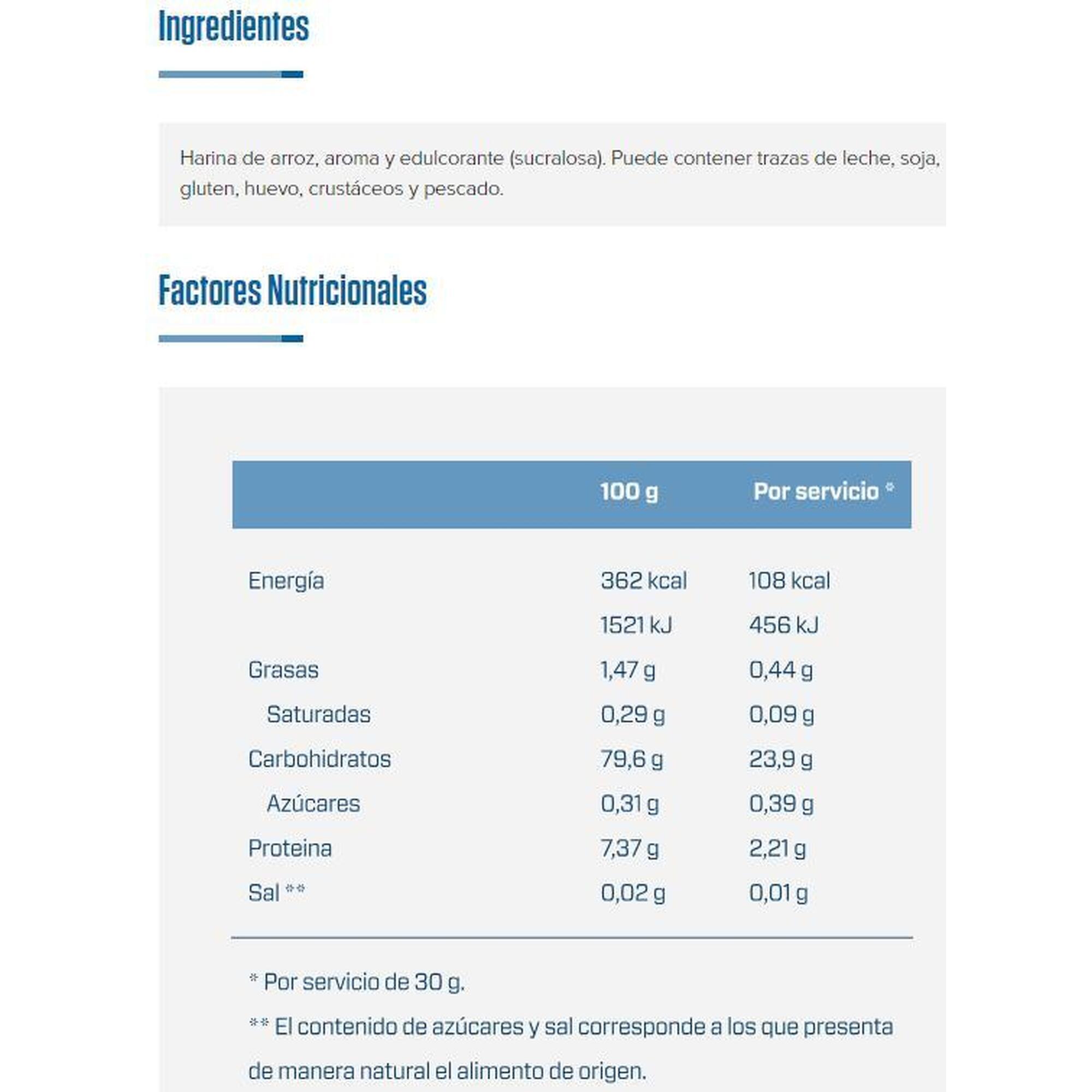 Quamtrax - Crèmes De Riz | Farine De Riz Instantanée (2kg) | Chocolat Noisette - Vitamines - Taille Unique - Decathlon