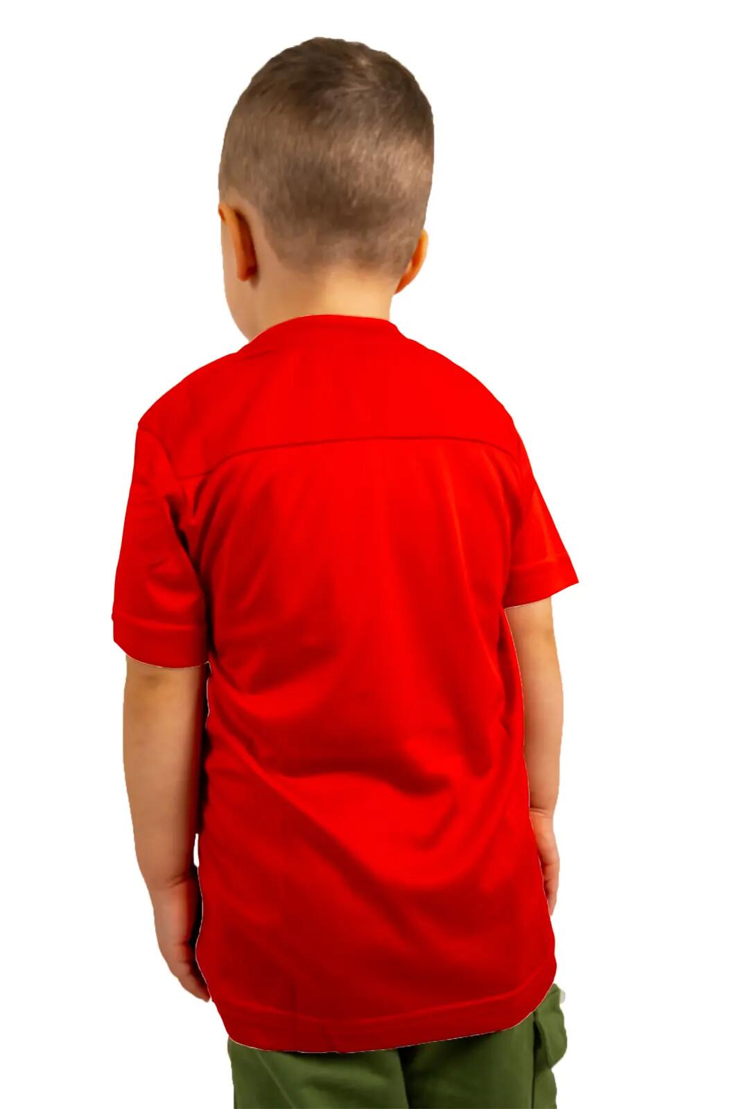 Tricou tehnic Fitskin Rosu Juniori 3/3