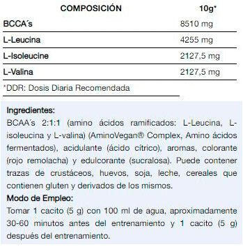 Quamtrax Direct BCAA 2.1.1 500 Gr 4/5