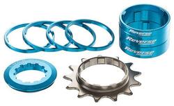 Kit Single Speed Reverse / Pignon 13 Dents Bleu