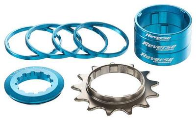 Kit Reverse Single Speed / Pignone 13 Denti Blu