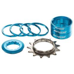 Kit Single Speed Reverse / Pignon 13 Dents Bleu