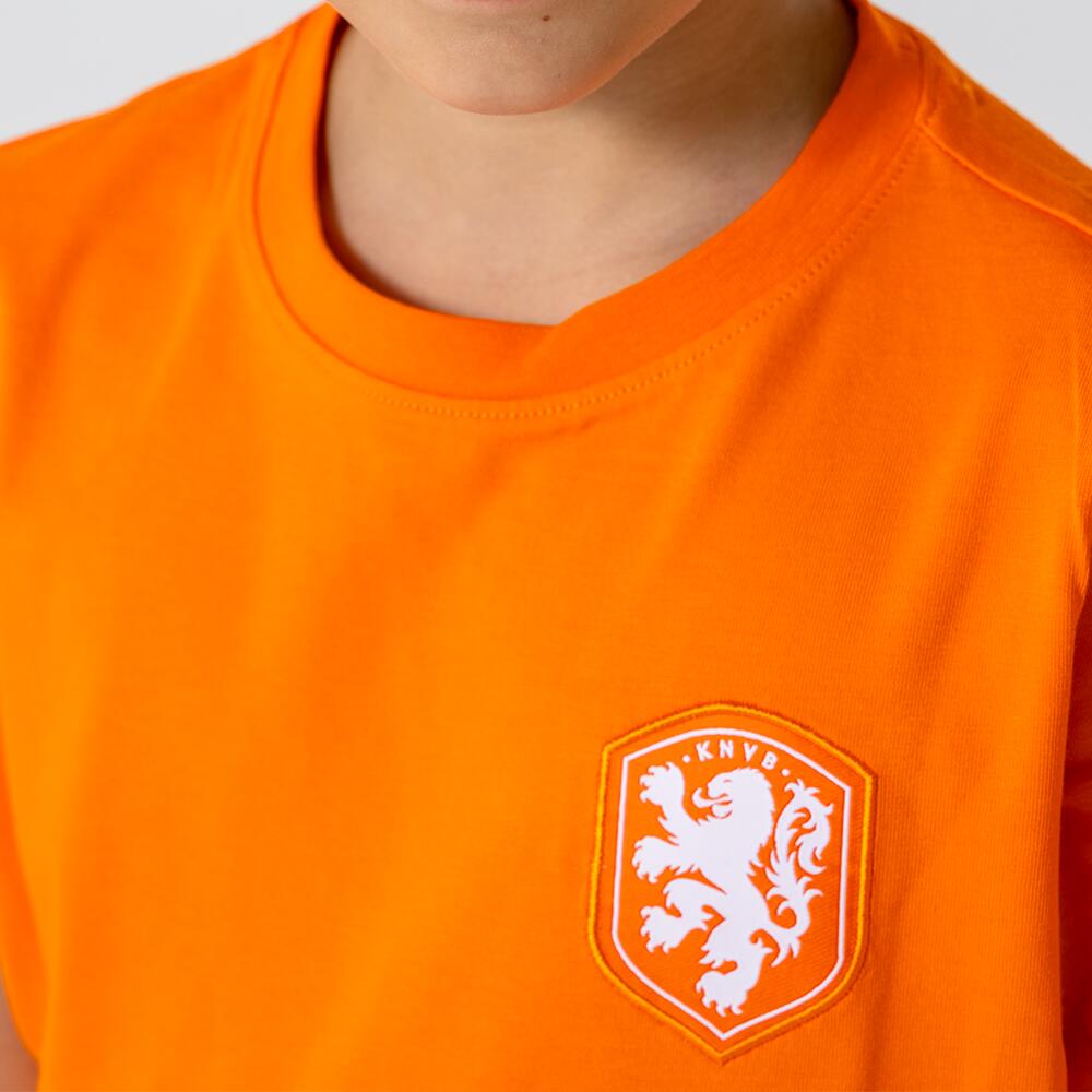 Nederlands Elftal Logo T-shirt Kinderen - Oranje 6/7
