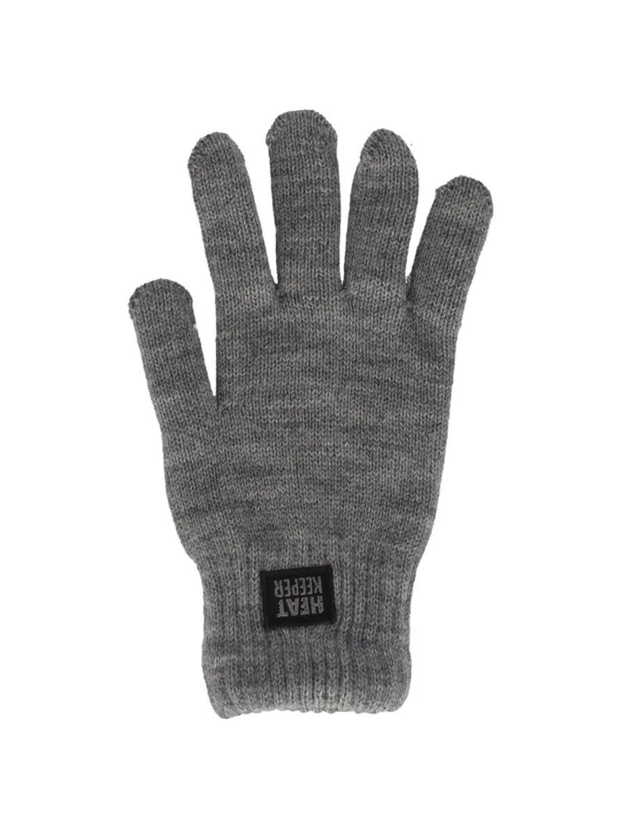 Set Hiver Heatkeeper pour Hommes – Bonnet + Gants gris 4/6