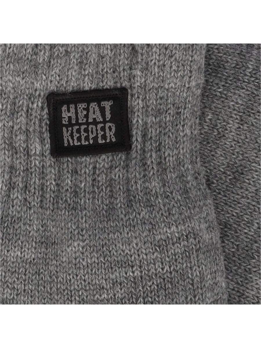 Set Hiver Heatkeeper pour Hommes – Bonnet + Gants gris 6/6
