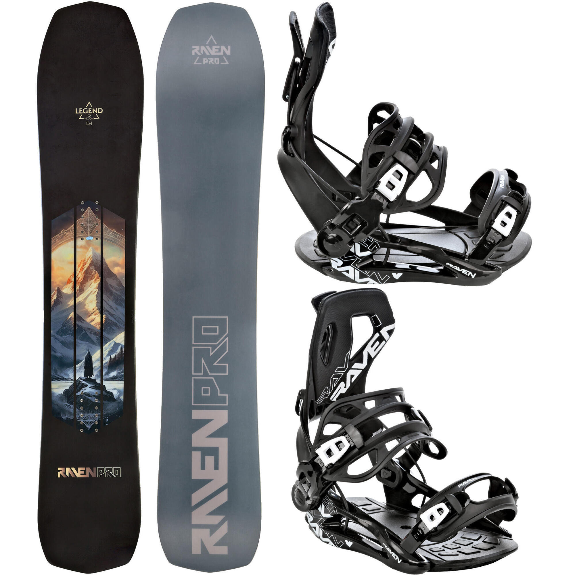Zestaw Deska snowboardowa Raven PRO Legend + Wiązania Raven FT360