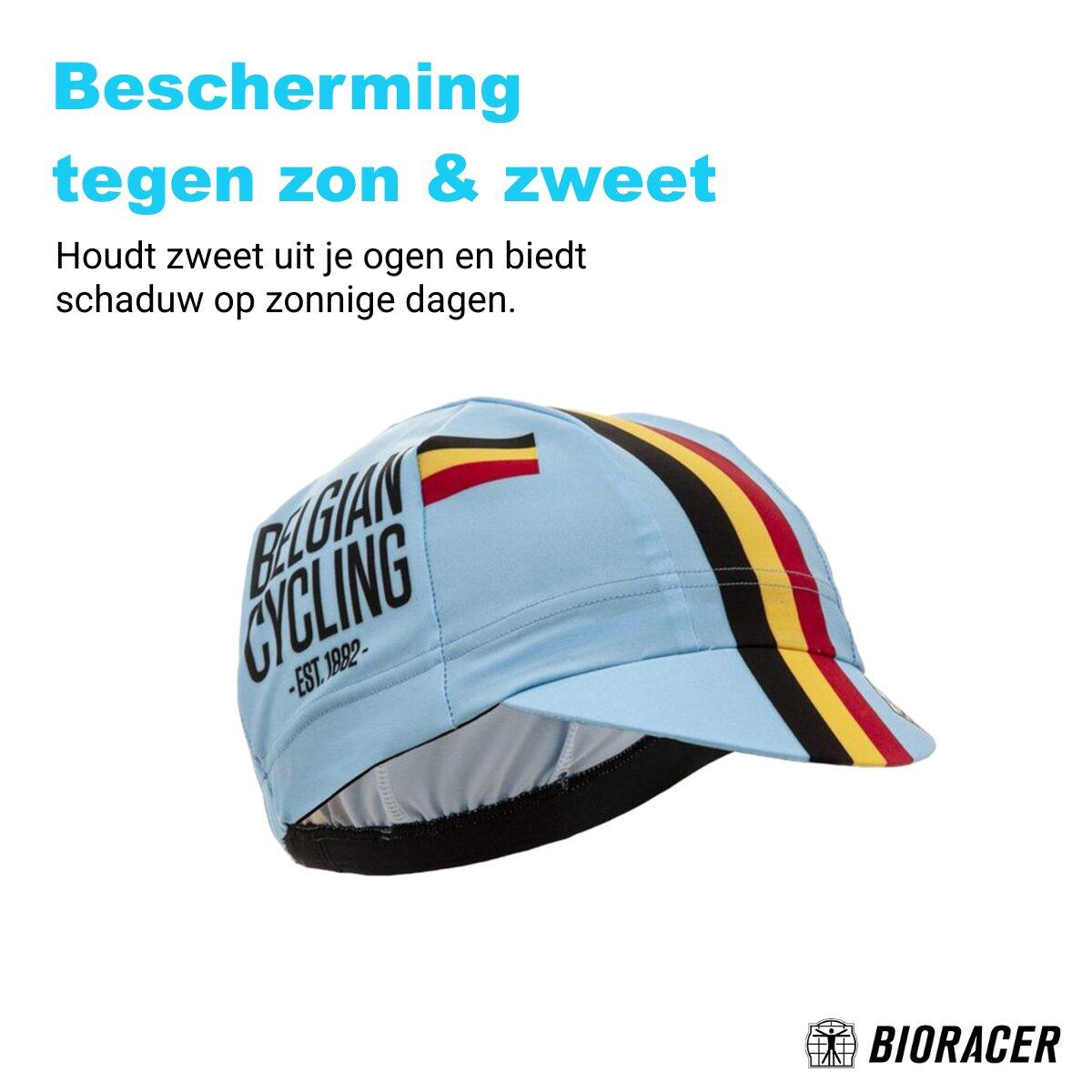 Casquette Cycliste Été Respirante Unisexe - Belgian Cycling Bleu 5/7