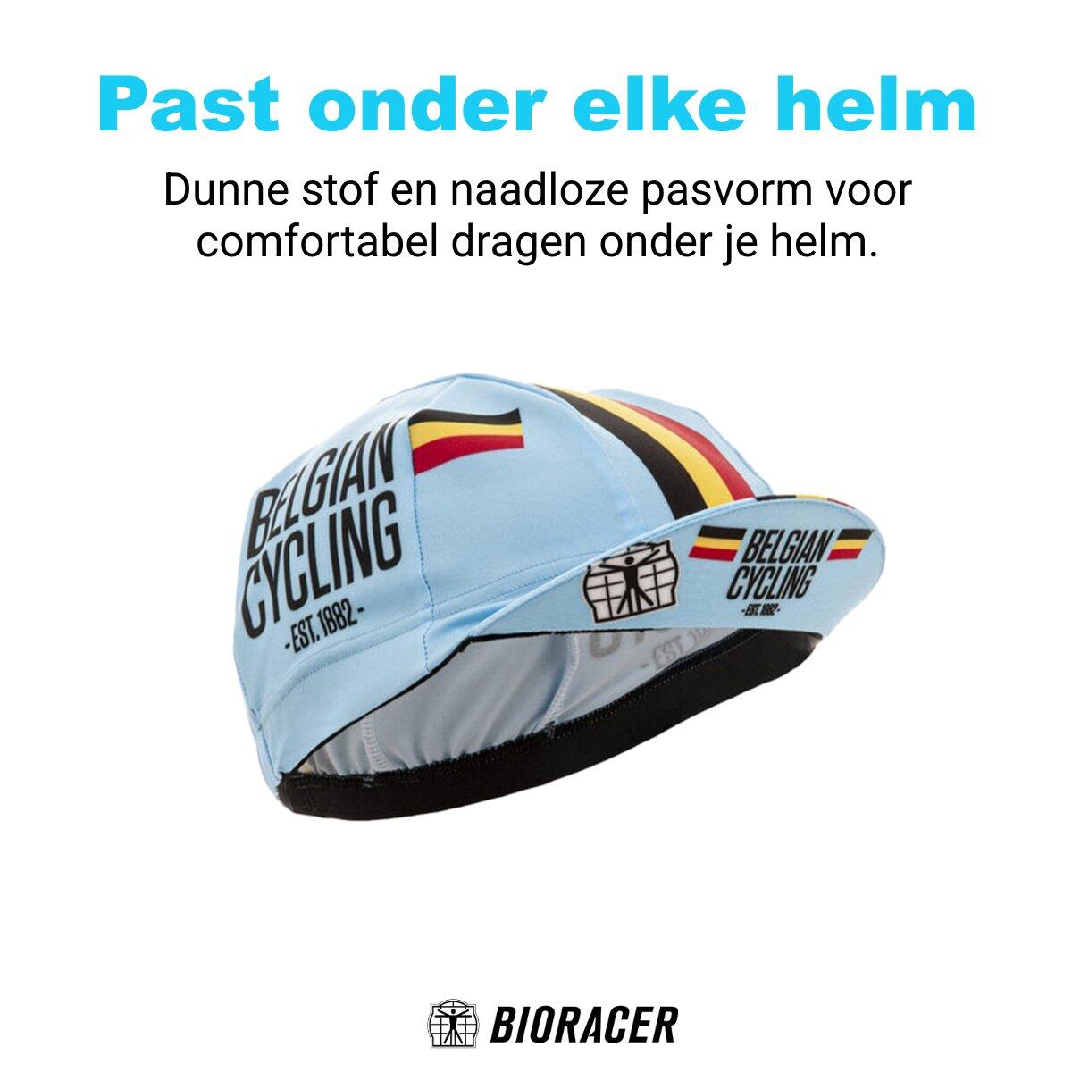 Casquette Cycliste Été Respirante Unisexe - Belgian Cycling Bleu 7/7