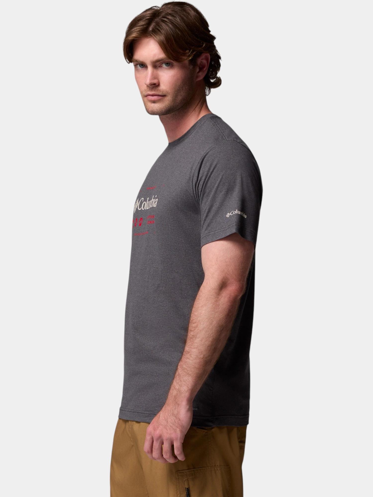 Pánské sportovní tričko Columbia Kwick Hike Graphic SS 2/6