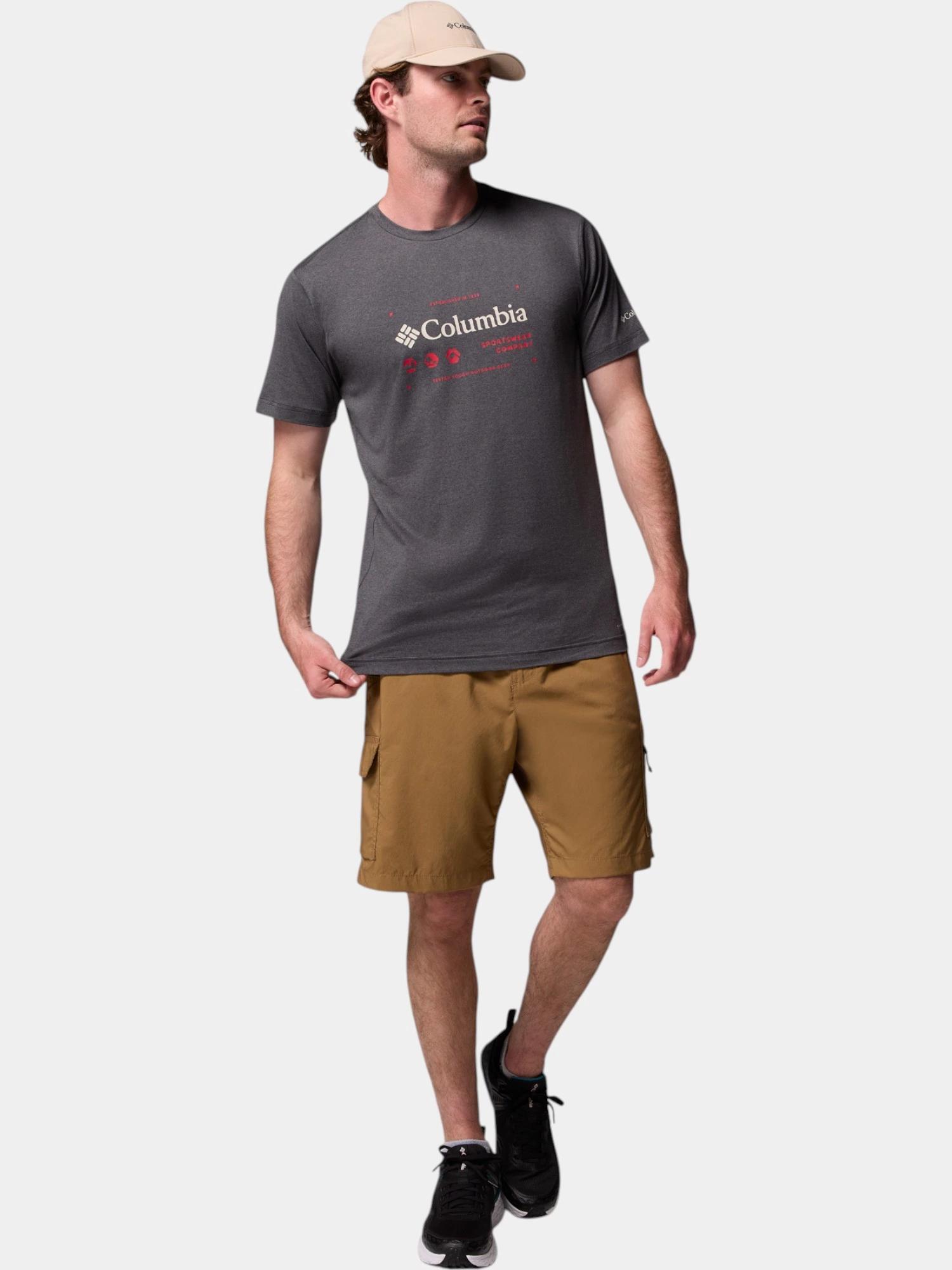 Pánské sportovní tričko Columbia Kwick Hike Graphic SS 4/6