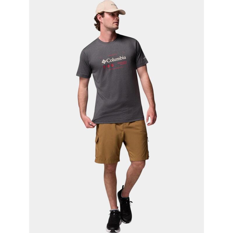 Pánské sportovní tričko Columbia Kwick Hike Graphic SS