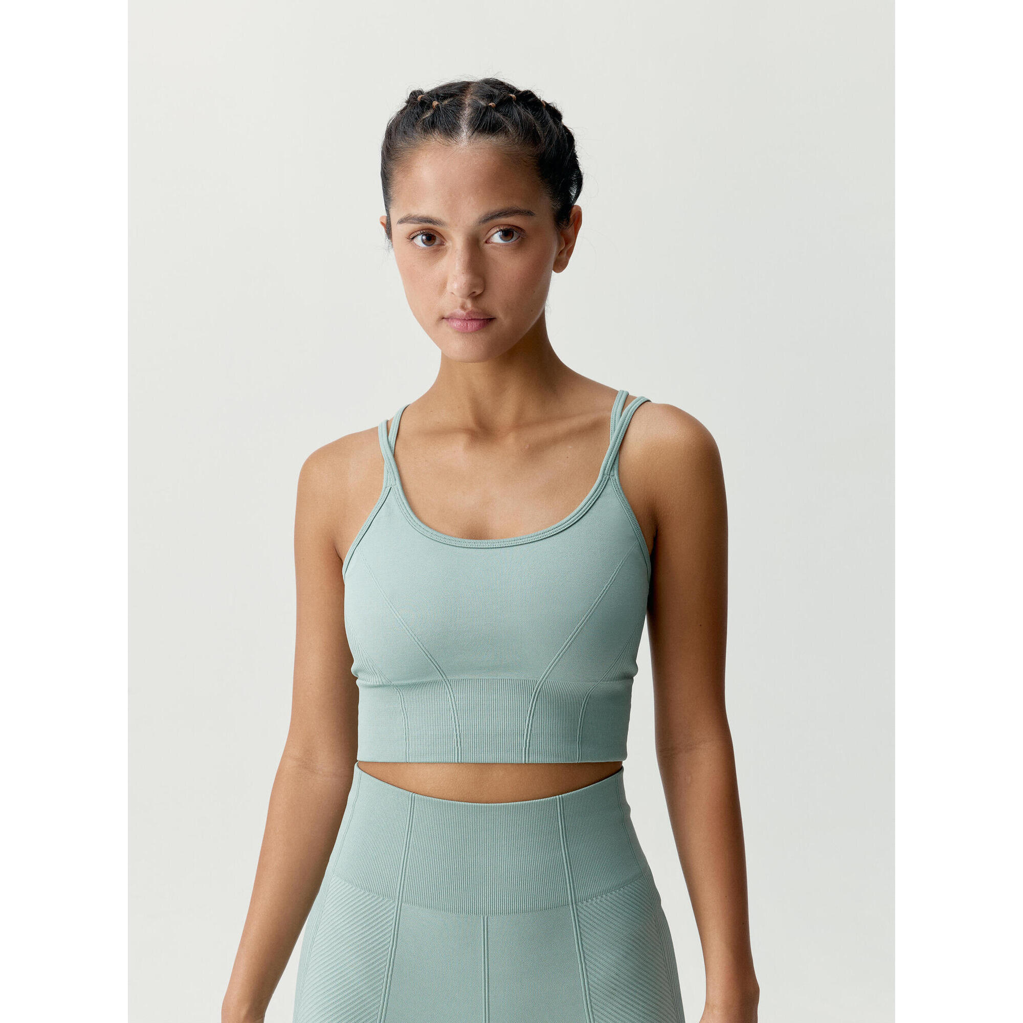 Born Living Yoga - Soutien-gorge De Sport À Maintien Moyen Sureya Born Living Yoga Pour Femme - Brassière - Vert - 42 M/l - Decathlon