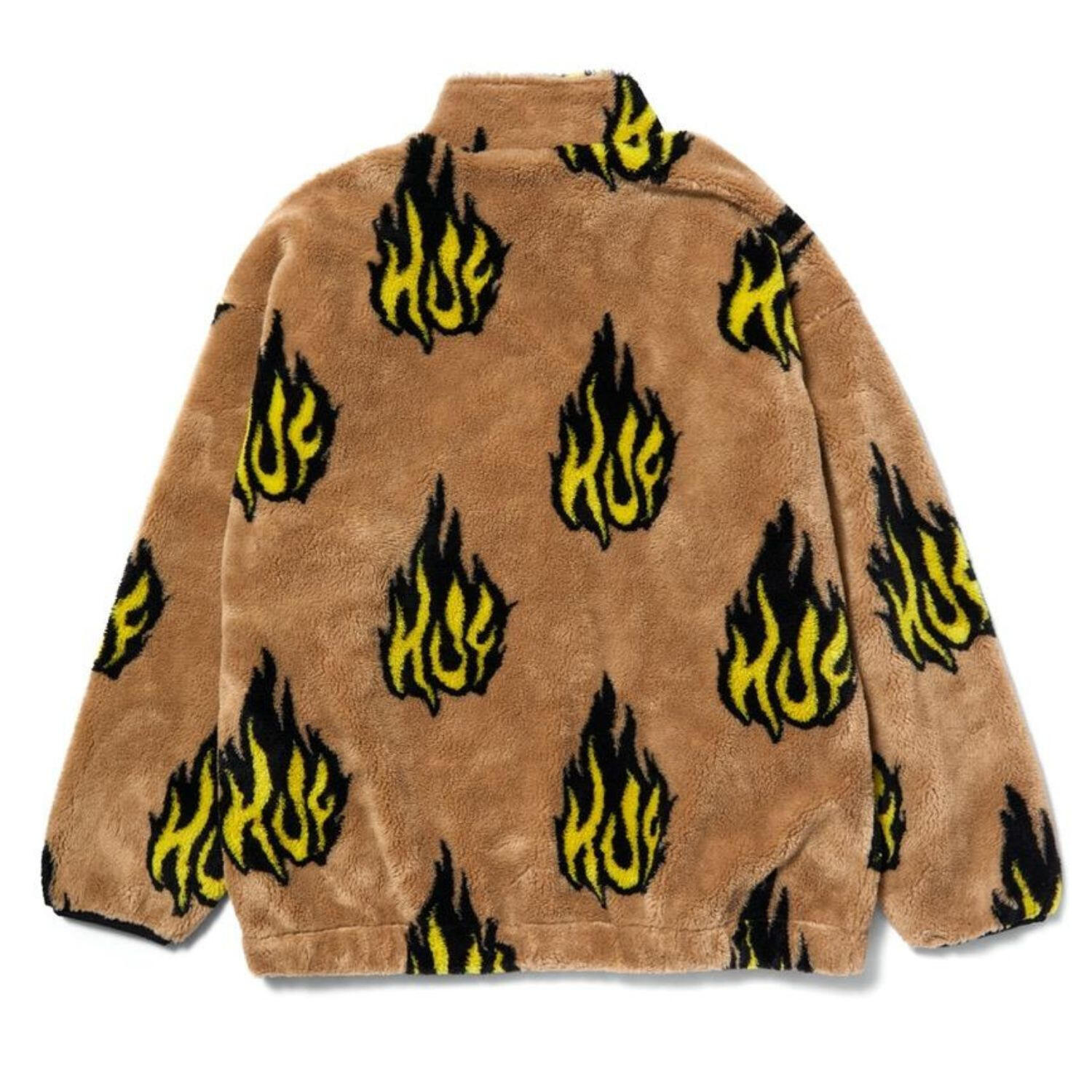 HUF Flamin Zip Sherpa Fleece heren wandeljack 2/5
