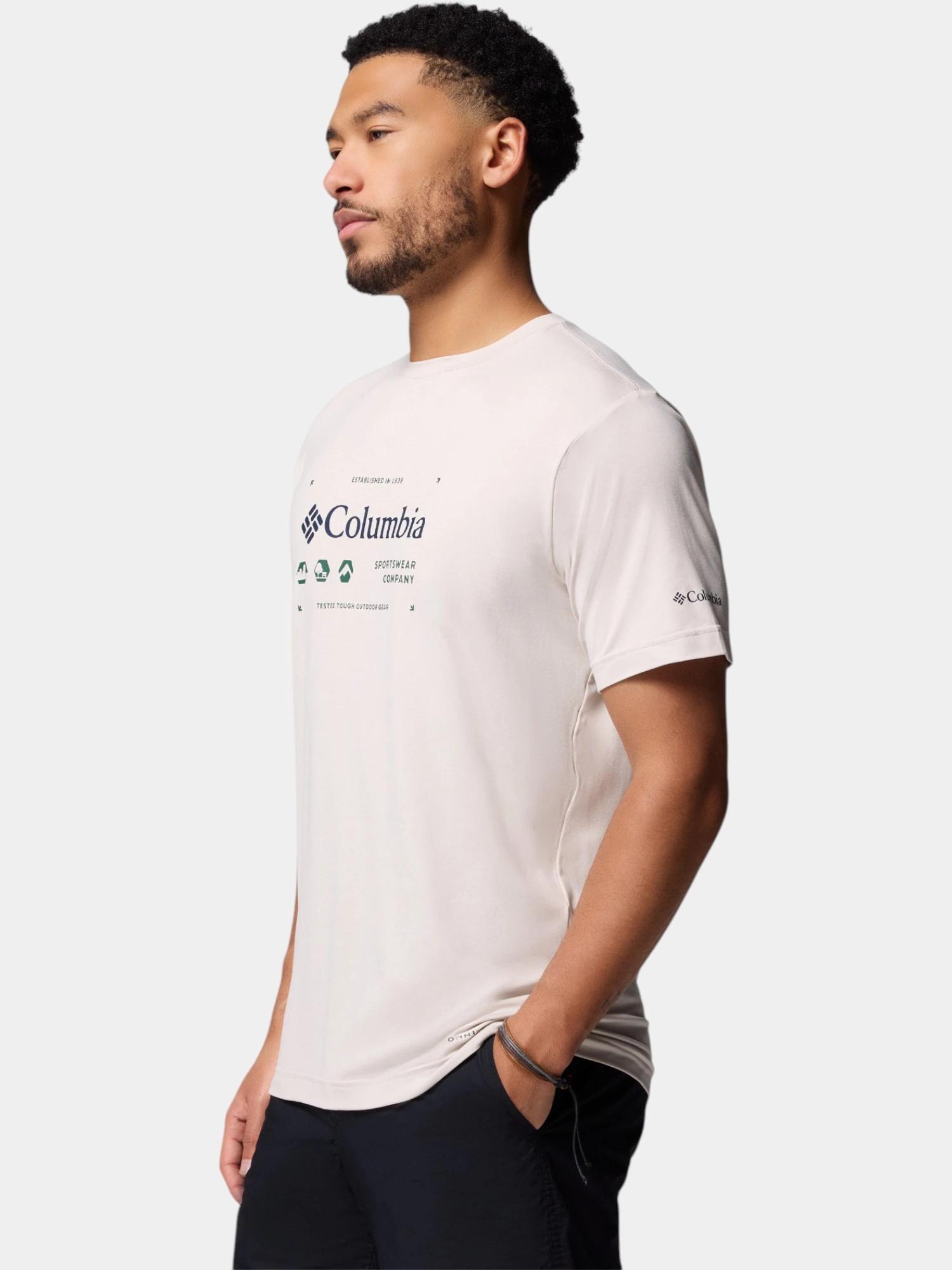 Pánské sportovní tričko Columbia Kwick Hike Graphic SS 2/7