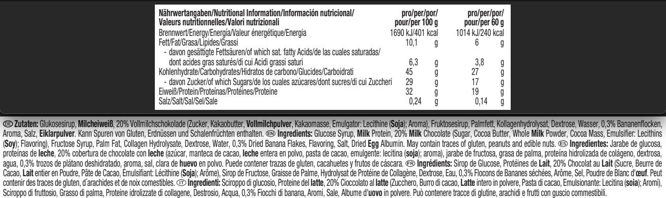 Weider 32% Protein Bar (12x60g) Banana - Repen - Eiwit Repen 3/3