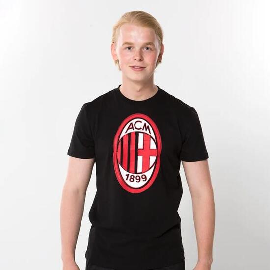 Koszulka z dużym logo AC Milan dla dorosłych
