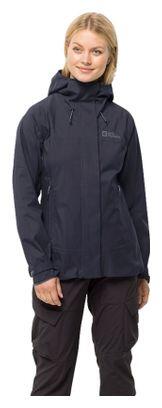 JACK WOLFSKIN Wasserdichte Damen Jack Wolfskin Kammweg 2L Jacke Grau