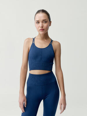 Top sportivo da donna Kamay Sostegno Medio Seamless