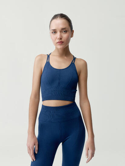 Top sportivo da donna Kamay Sostegno Medio Seamless