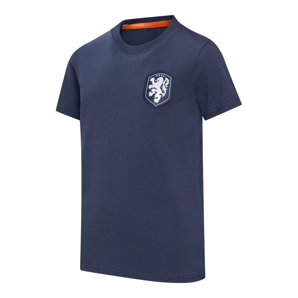 Nederlands Elftal Logo T-shirt Kinderen - Navy Blue 3/7