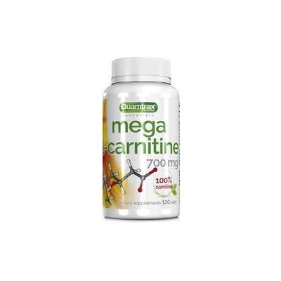 Mega l-carnitine 700mg - 120 capsules quamtrax