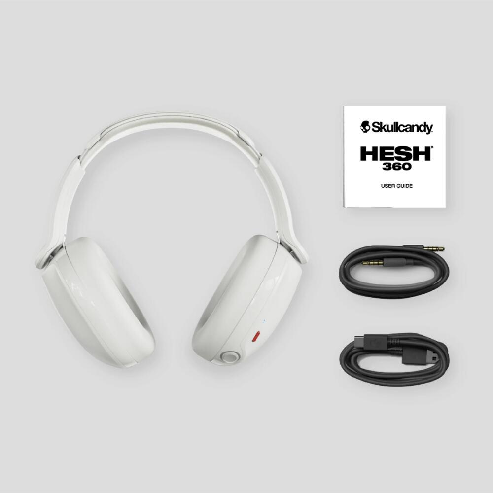 Skullcandy Hesh 360 Wireless Over-Ear Bluetooth Headphones-Bone