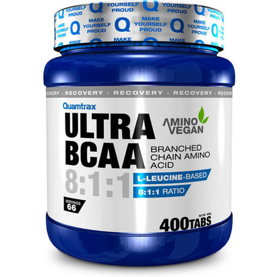 Ultra bcaa 8:1:1 - 400 tablets de Quamtrax