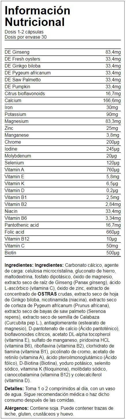 Quamtrax Mega Vitamins For Men 60 Tab 2/3
