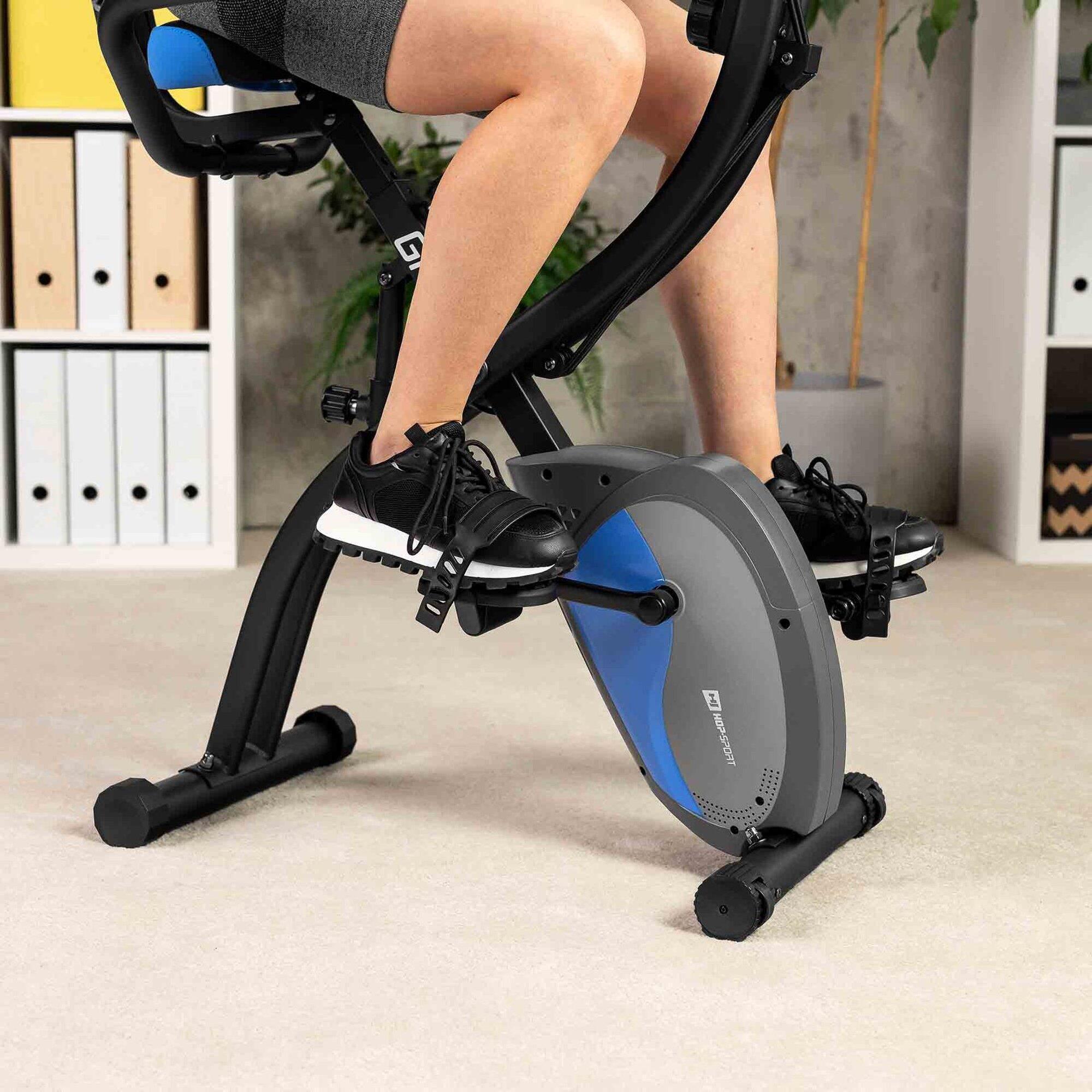 Vélo d'appartement pliable Xbike, résistance magnétique Hop-Sport HS-3010X Grix 6/7