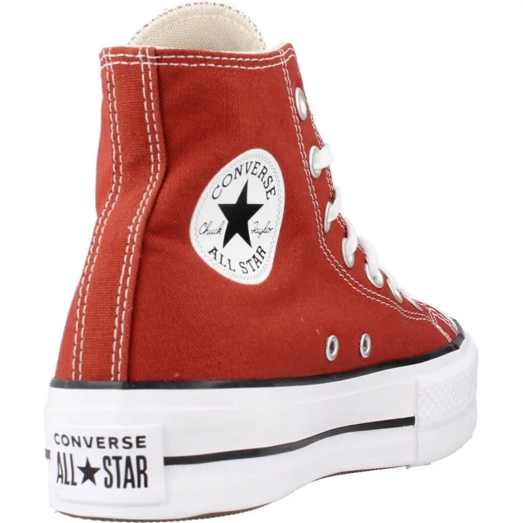 Zapatillas mujer Converse Chuck Taylor All Star Lift Platform Canvas Marron 3/6