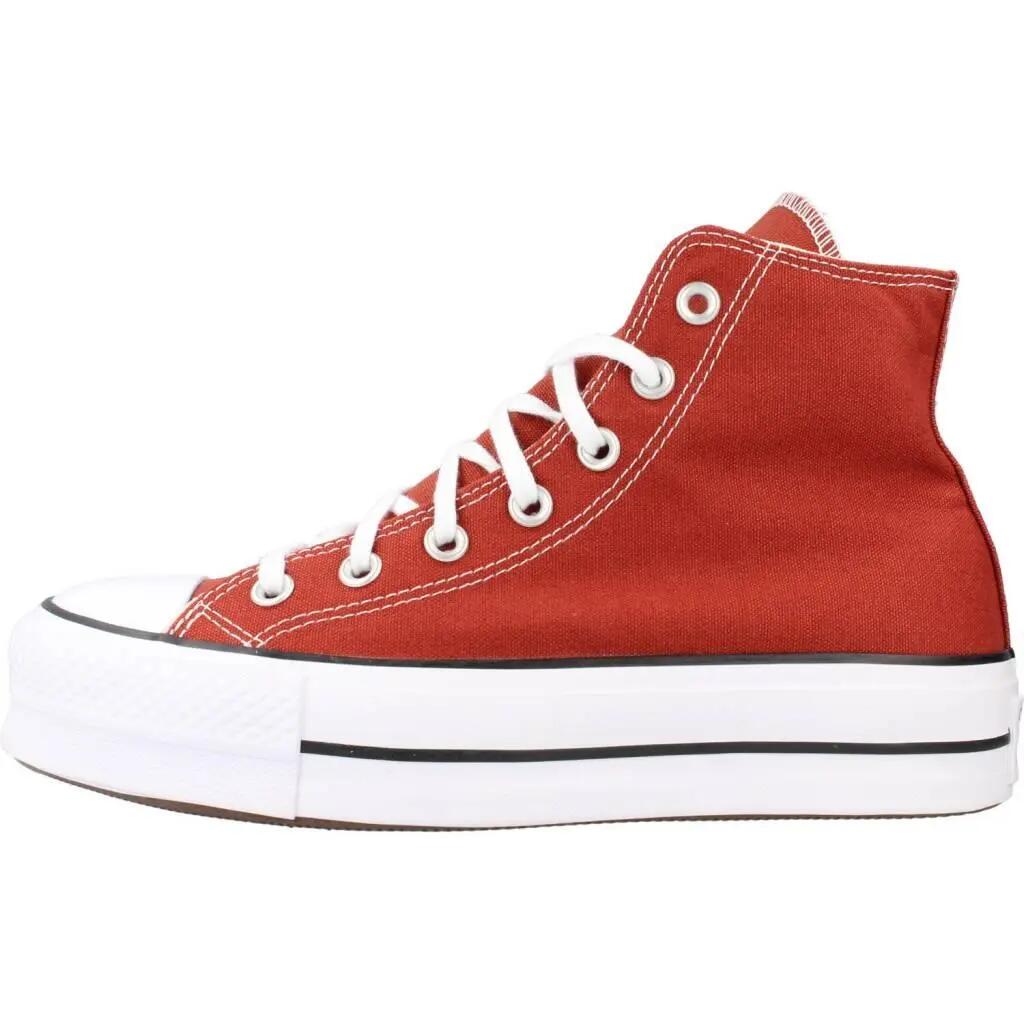 Zapatillas mujer Converse Chuck Taylor All Star Lift Platform Canvas Marron 2/6