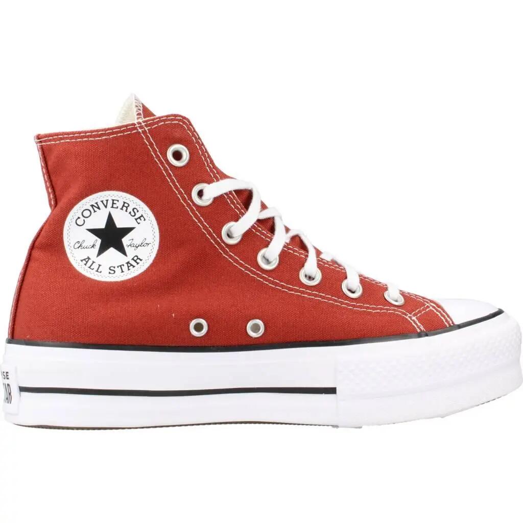 Zapatillas mujer Converse Chuck Taylor All Star Lift Platform Canvas Marron 4/6