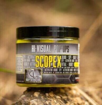 Carp whisperer - scopex hi-visual pop-ups - drijvende boilies