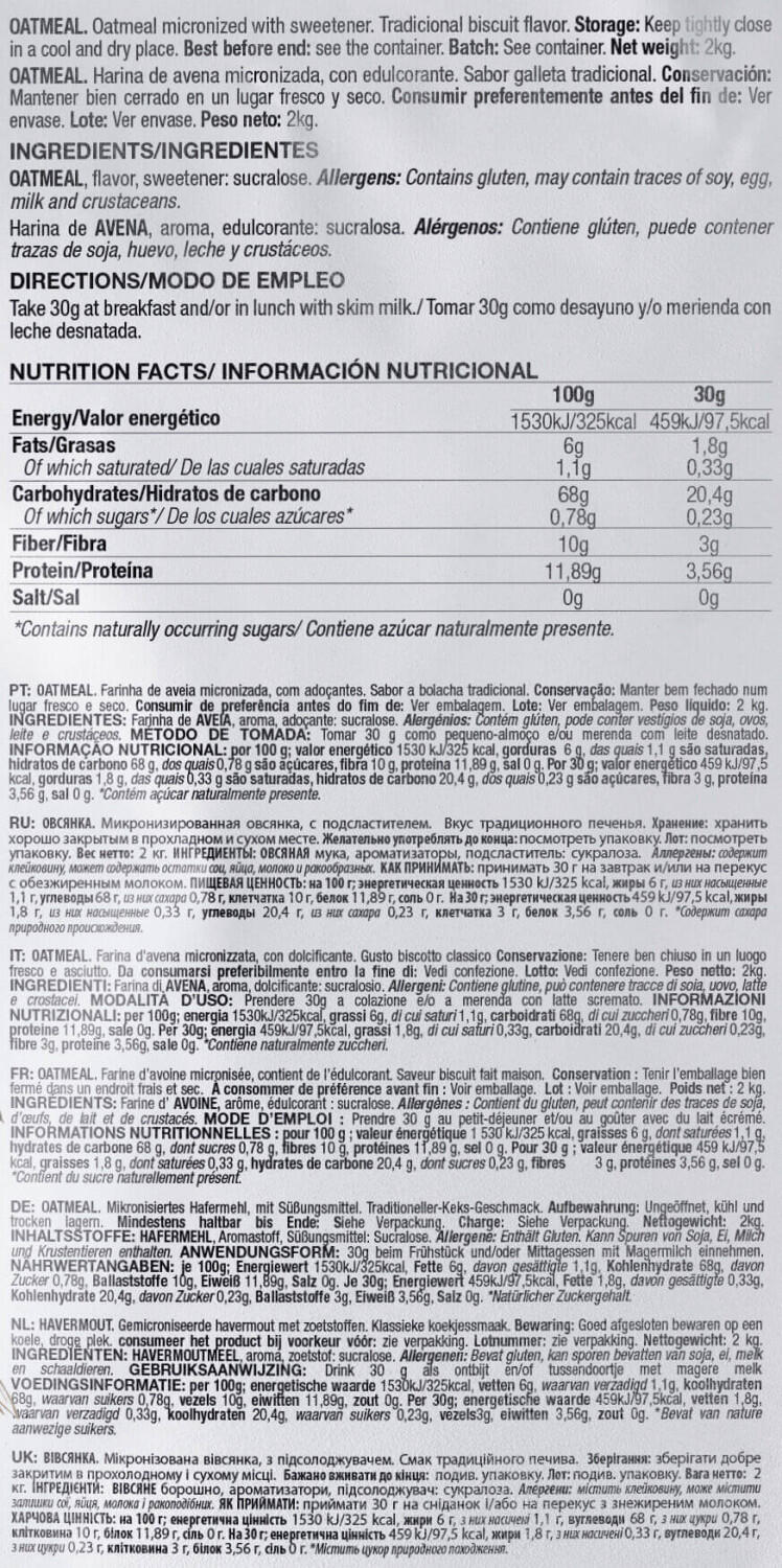Quamtrax Oats Meal Bag 2 Kg 5/6