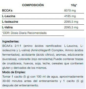 Quamtrax Direct BCAA 2.1.1 500 Gr 2/3
