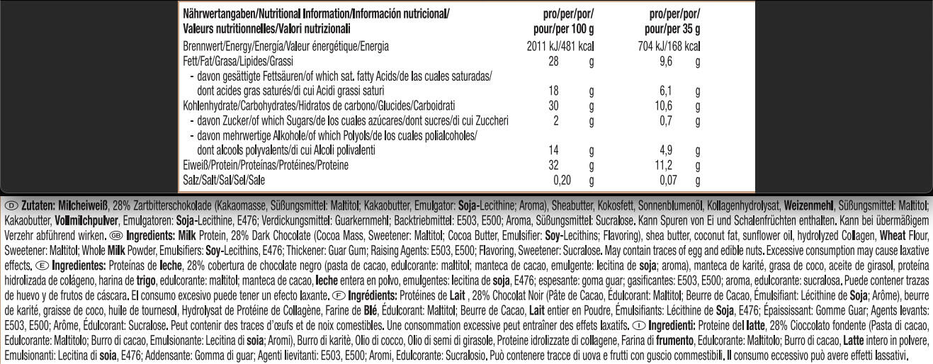 Gaufrettes protéinées - Whey-Wafer - Stracciatella Boite de 12 3/3