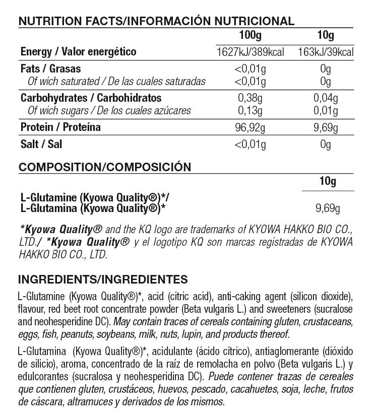 Quamtrax L-glutamine 400 Gr 2/3