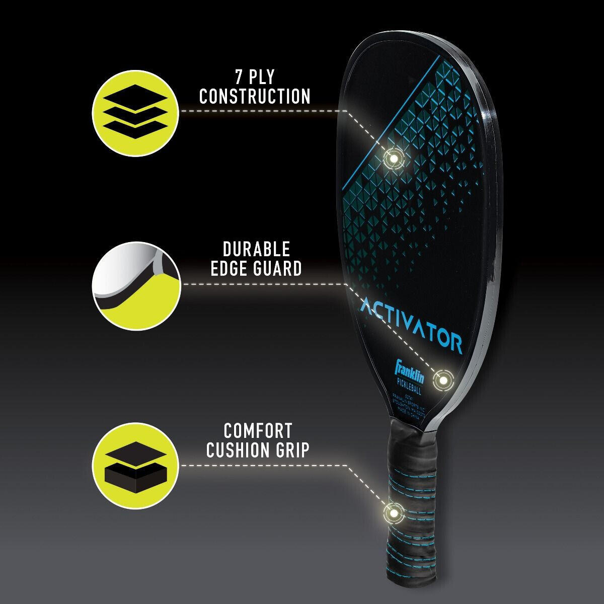 Pickleball racket van hout Franklin 6/7