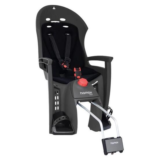 Hamax Kindersitz Siesta grau/sw, Befest.Rahmenrohr, abschließb.