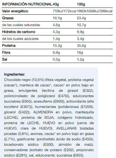 Bolos De Proteínas - Brownie Proteico (43g) - Chocolate 3/4
