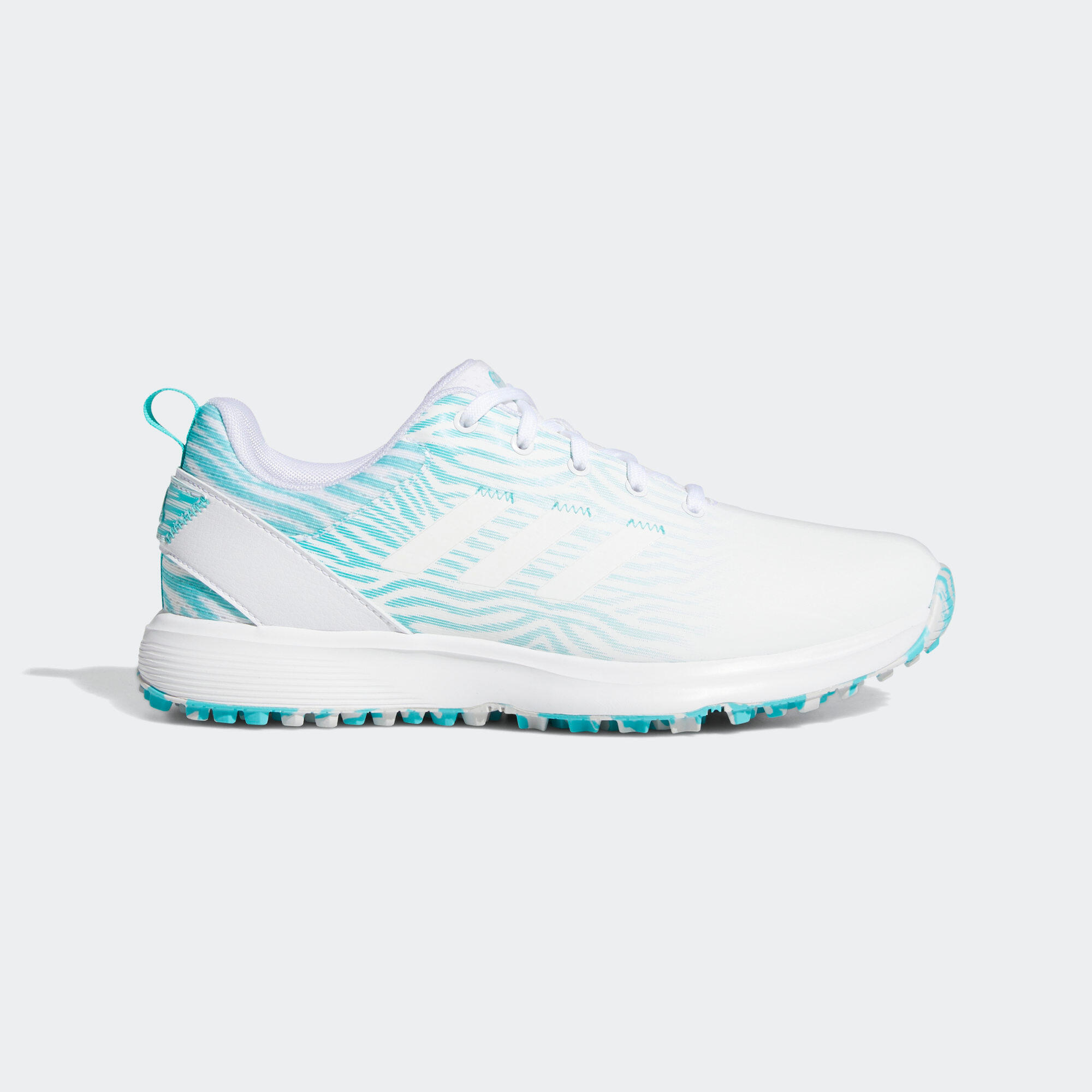 Adidas - Chaussure De Golf Femmes S2g Spikeless - Chaussures De Golf - Blanc|vert - 40 - Decathlon