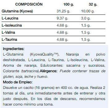 Gluta 5 - 400 g Orange de Quamtrax 2/3