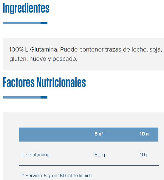 Quamtrax Direct Glutamine 500 Gr 2/3