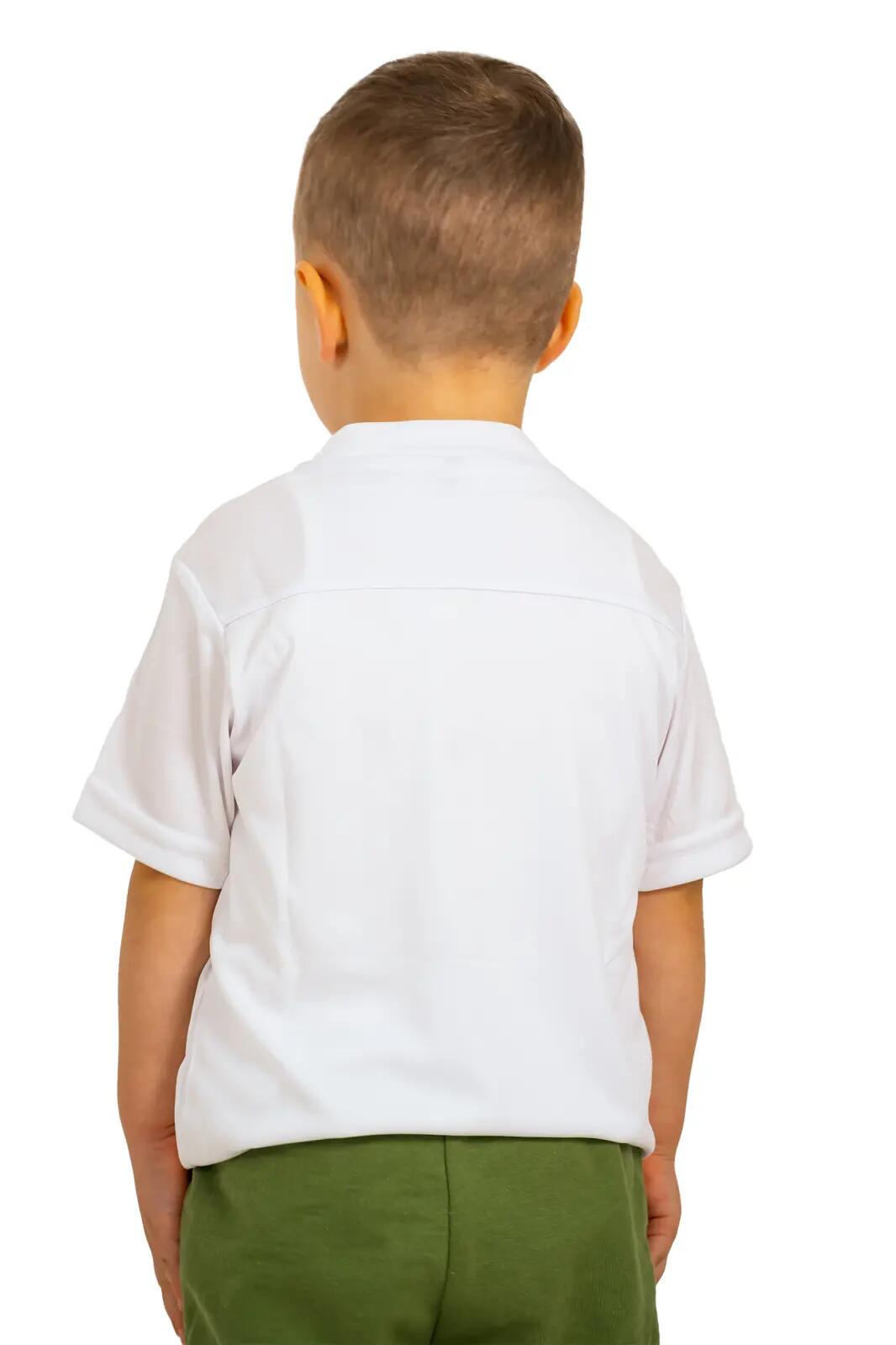 Tricou tehnic Fitskin Alb Juniori 2/3