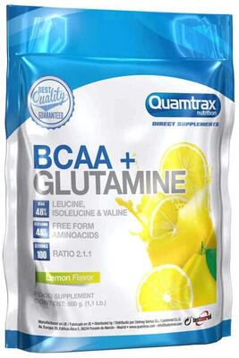 Bcaa + glutamine - 500g citroen quamtrax
