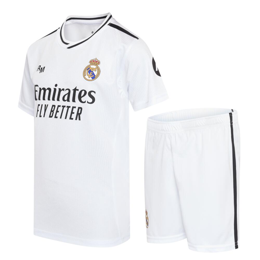 Kit de football Real Madrid domicilie enfants - Mbappé 3/7