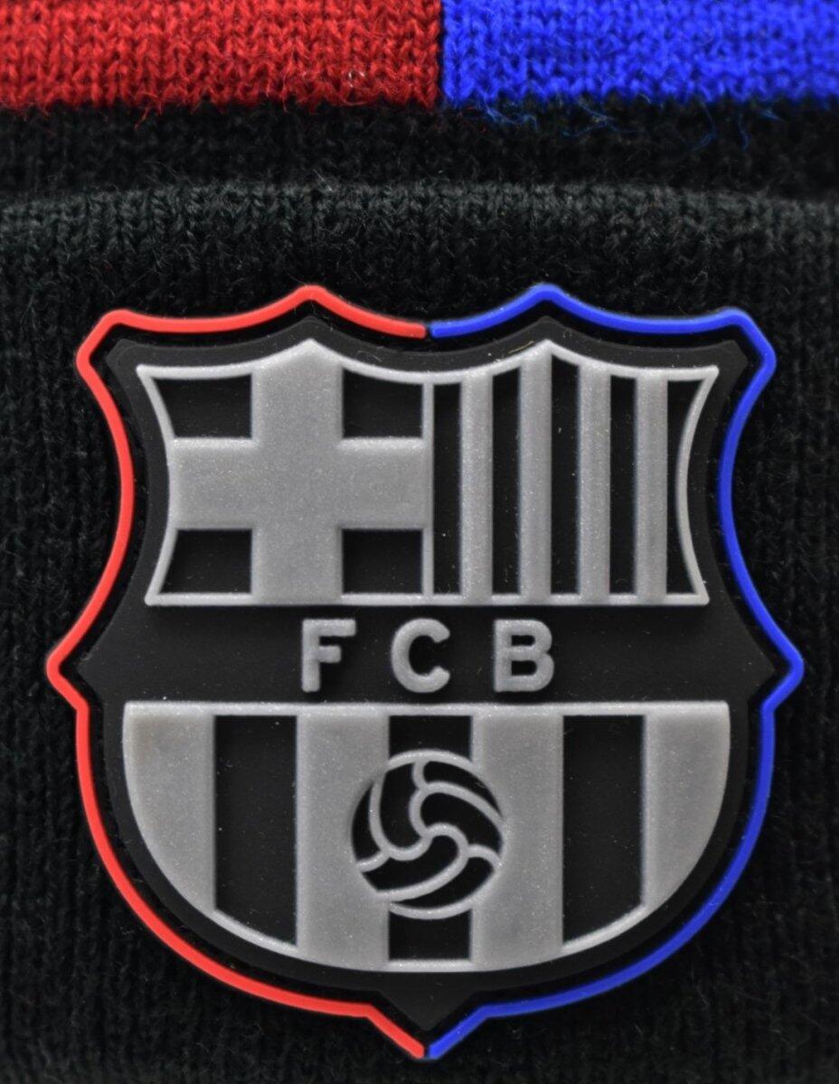 Tolle schwarze FC Barcelona-Wintermütze 3/3
