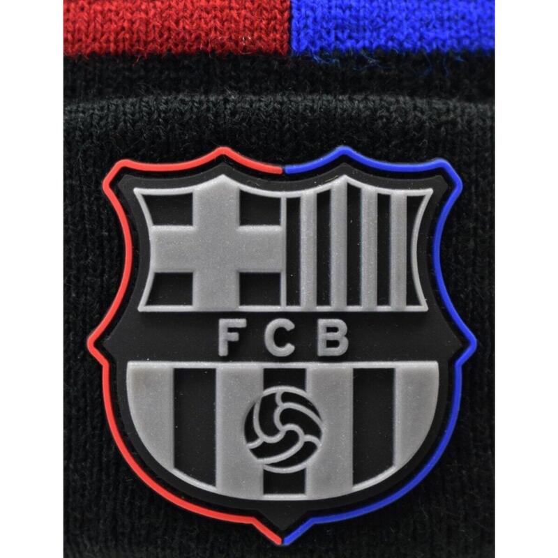 Șapcă superbă de iarnă neagră de la FC Barcelona